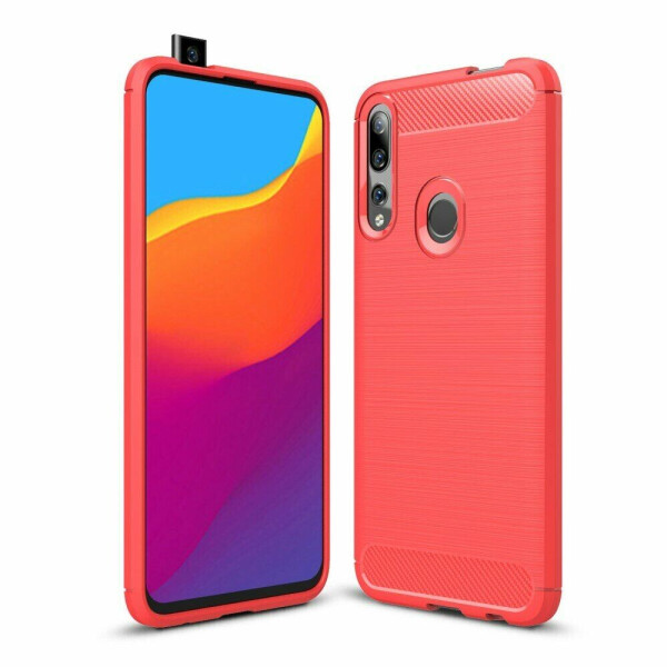 

Защитный чехол UniCase Carbon для Huawei P Smart Z / Honor 9X - Red