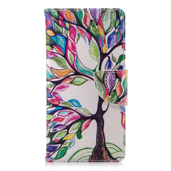 

Чехол-книжка Deexe Color Wallet для Nokia 3 2018 / Nokia 3.1 - Colorized Tree