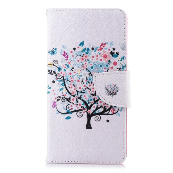 

Чехол-книжка Deexe Color Wallet для Nokia 3 2018 / Nokia 3.1 - Flowered Tree