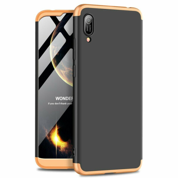 

Защитный чехол GKK Double Dip Case для Huawei Y6 2019 - Black / Gold