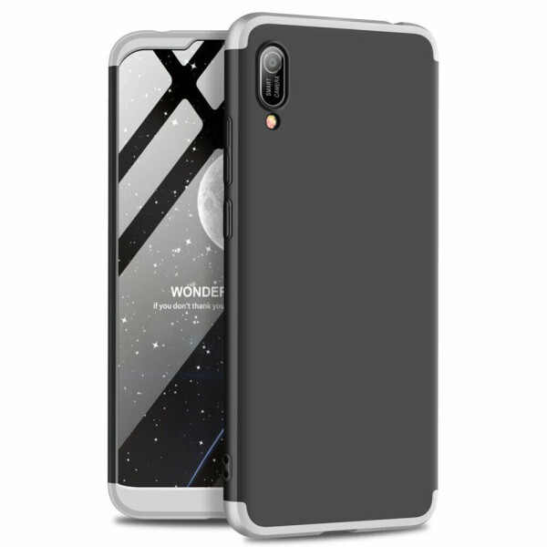 

Защитный чехол GKK Double Dip Case для Huawei Y6 2019 - Black / Silver