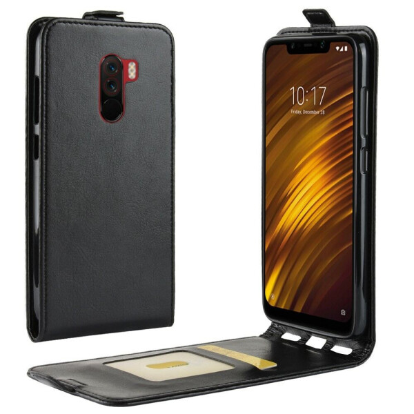 

Чехол Deexe Flip Case для Xiaomi Poco F1 - Black
