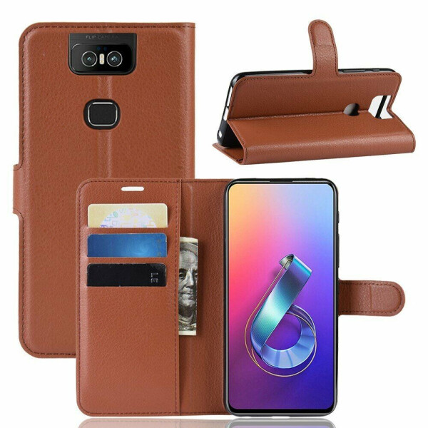 

Чехол-книжка Deexe Book Type для ASUS Zenfone 6 ZS630KL - Brown
