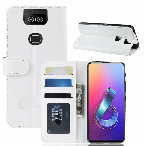 

Чехол-книжка Deexe Wallet Style для ASUS Zenfone 6 ZS630KL - White