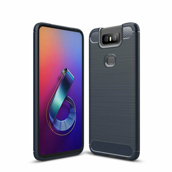 

Защитный чехол UniCase Carbon для ASUS Zenfone 6 ZS630KL - Blue