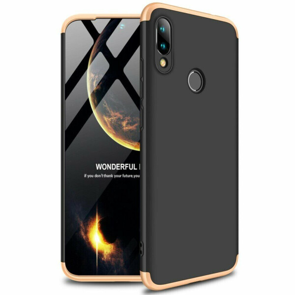 

Защитный чехол GKK Double Dip Case для Xiaomi Redmi 7 - Black / Gold