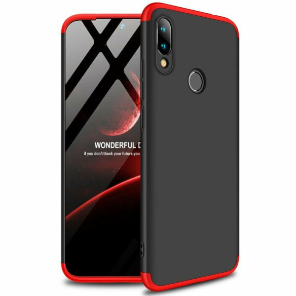 

Защитный чехол GKK Double Dip Case для Xiaomi Redmi 7 - Black / Red