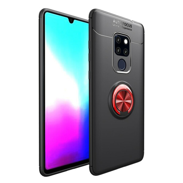 

Защитный чехол UniCase Magnetic Ring для Huawei Mate 20 - Black/Red