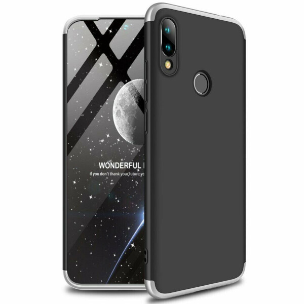 

Защитный чехол GKK Double Dip Case для Xiaomi Redmi 7 - Black / Silver