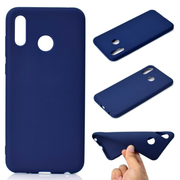 

Силиконовый (TPU) чехол Deexe Matte Case для Huawei Honor Play - Dark Blue
