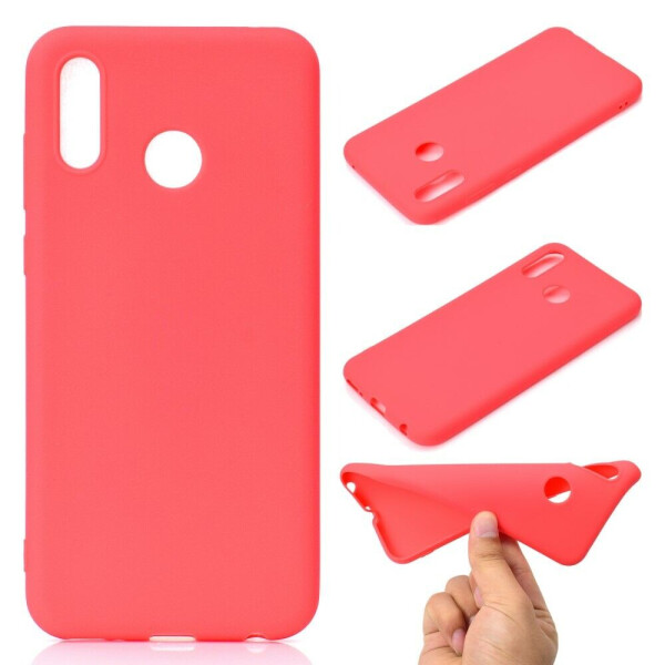 

Силиконовый (TPU) чехол Deexe Matte Case для Huawei Honor Play - Red
