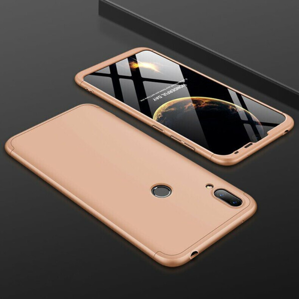 

Защитный чехол GKK Double Dip Case для Huawei Y7 (2019) - Gold