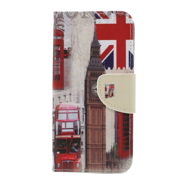 

Чехол-книжка Deexe Color Wallet для Xiaomi Redmi Note 6 / Redmi Note 6 Pro - London Element