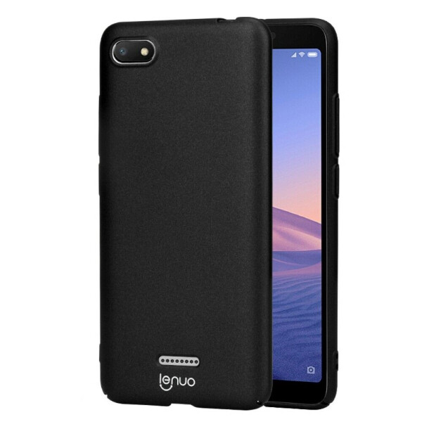 

Пластиковый чехол LENUO Silky Touch для Xiaomi Redmi 6A - Black