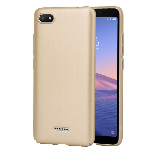 

Пластиковый чехол LENUO Silky Touch для Xiaomi Redmi 6A - Gold