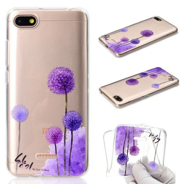 

Силиконовый (TPU) чехол Deexe Pretty Glossy для Xiaomi Redmi 6A - Dandelions