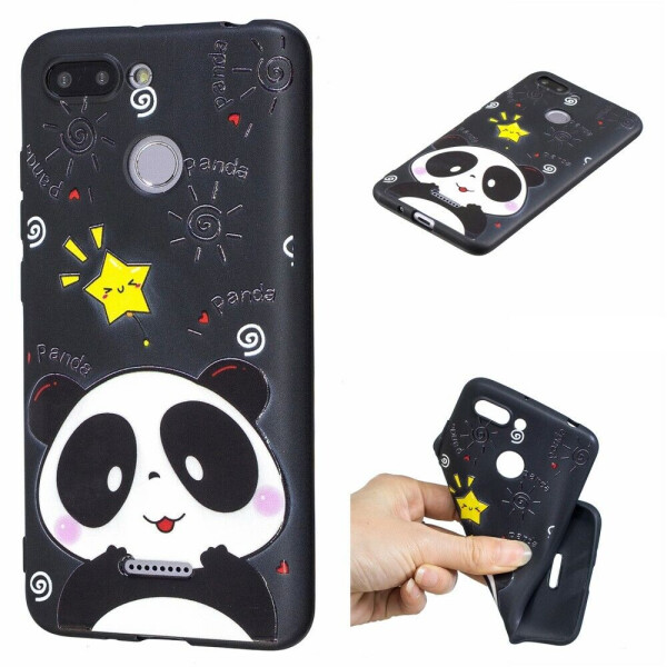 

Силиконовый (TPU) чехол Deexe Life Style для Xiaomi Redmi 6 - Panda