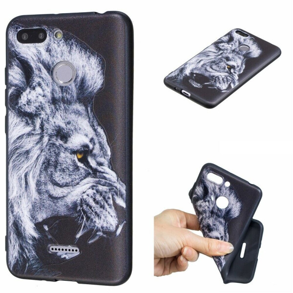 

Силиконовый (TPU) чехол Deexe Life Style для Xiaomi Redmi 6 - Lion