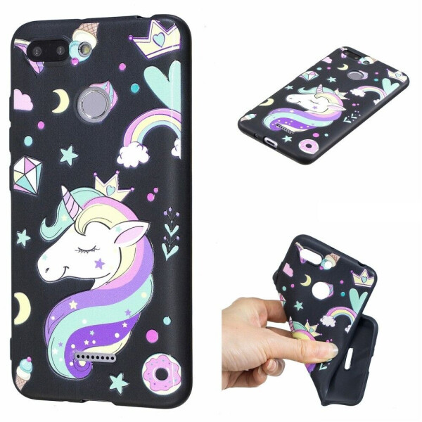 

Силиконовый (TPU) чехол Deexe Life Style для Xiaomi Redmi 6 - Unicorn