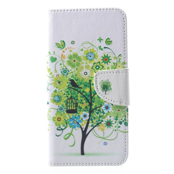 

Чехол-книжка Deexe Color Wallet для Xiaomi Poco F1 - Green Tree