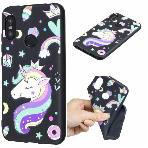 

Силиконовый (TPU) чехол Deexe Life Style для Xiaomi Redmi 6 Pro / Mi A2 Lite - Unicorn