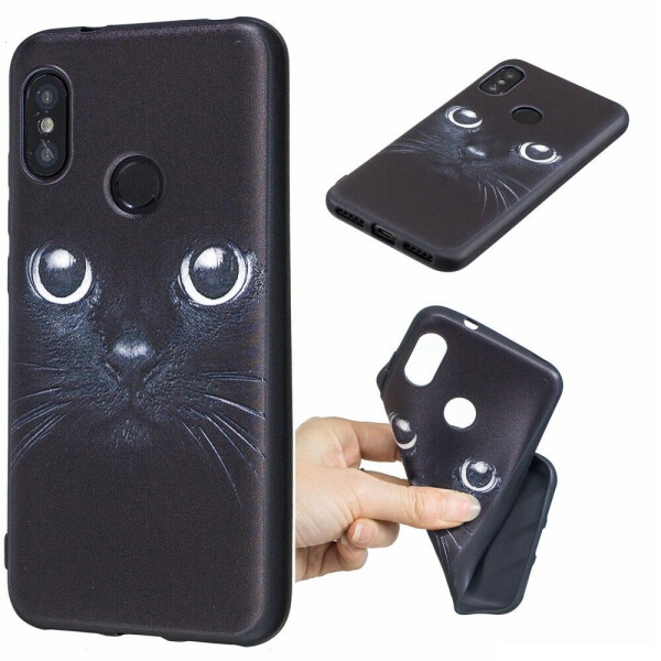 

Силиконовый (TPU) чехол Deexe Life Style для Xiaomi Redmi 6 Pro / Mi A2 Lite - Cat