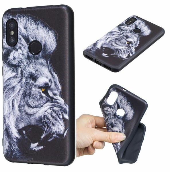

Силиконовый (TPU) чехол Deexe Life Style для Xiaomi Redmi 6 Pro / Mi A2 Lite - Lion