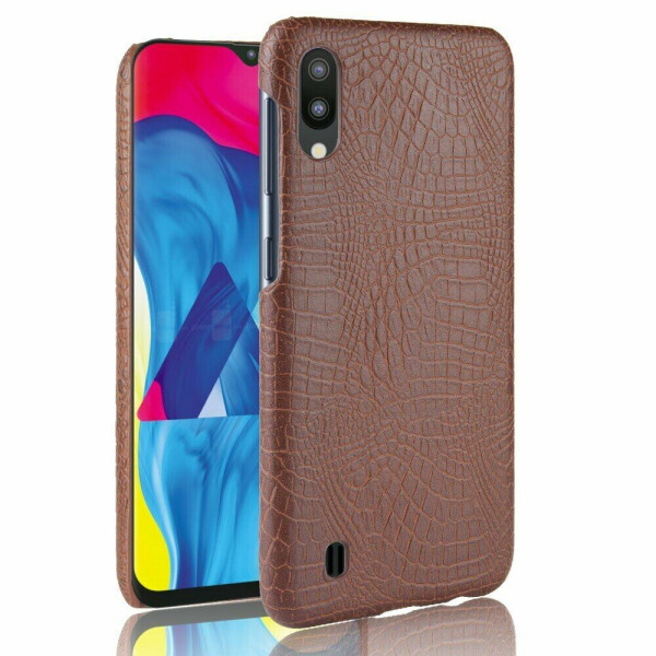 

Защитный чехол Deexe Croco Style для Samsung Galaxy M10 (M105) - Brown