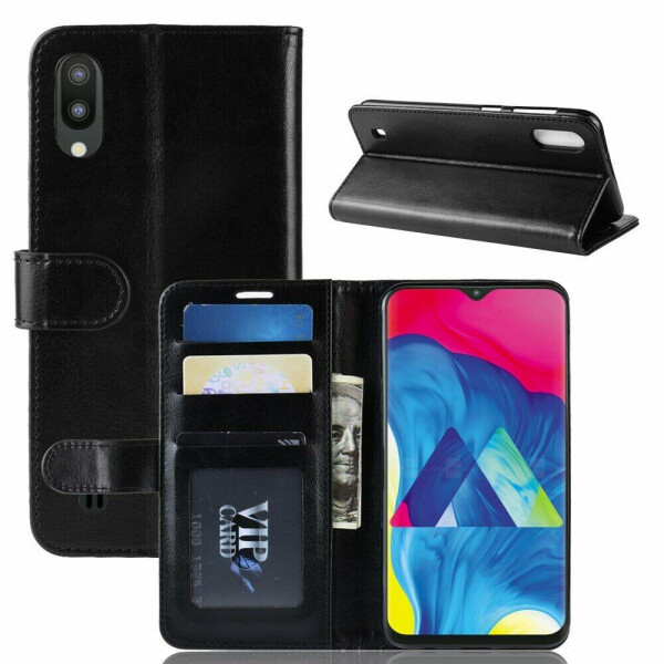

Чехол-книжка Deexe Wallet Style для Samsung Galaxy M10 (M105) - Black