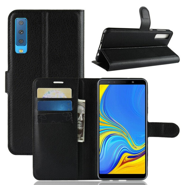 

Чехол-книжка Deexe Wallet Style для Samsung Galaxy A7 2018 (A750) - Black