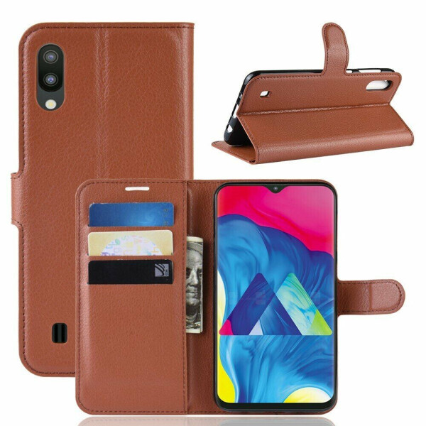 

Чехол-книжка Deexe Book Type для Samsung Galaxy M10 (M105) - Brown