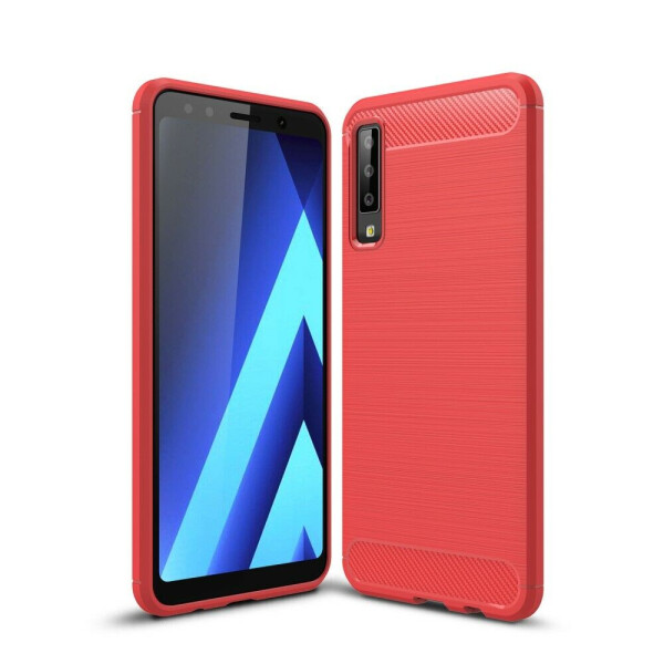

Защитный чехол UniCase Carbon для Samsung Galaxy A7 2018 (A750) - Red