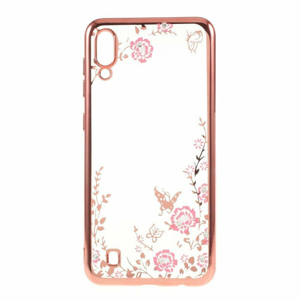 

Силиконовый (TPU) чехол Deexe Shiny Cover для Samsung Galaxy M10 (M105) - Rose Gold