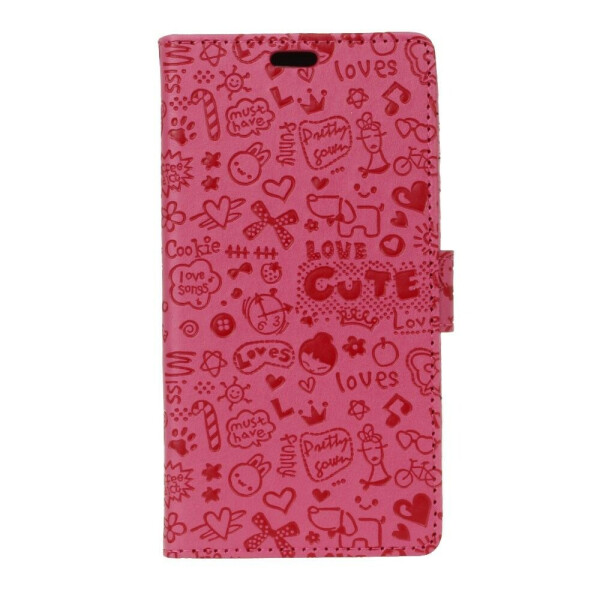 

Чехол-книжка UniCase Graffiti Pattern для Samsung Galaxy J2 Core (J260) - Rose