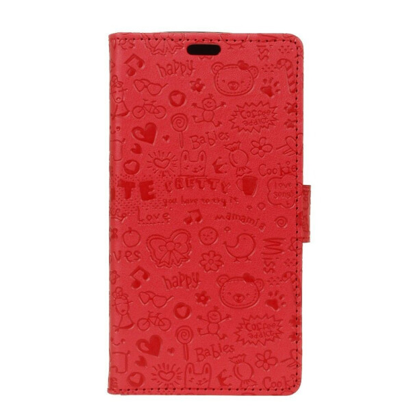 

Чехол-книжка UniCase Graffiti Pattern для Samsung Galaxy J2 Core (J260) - Red