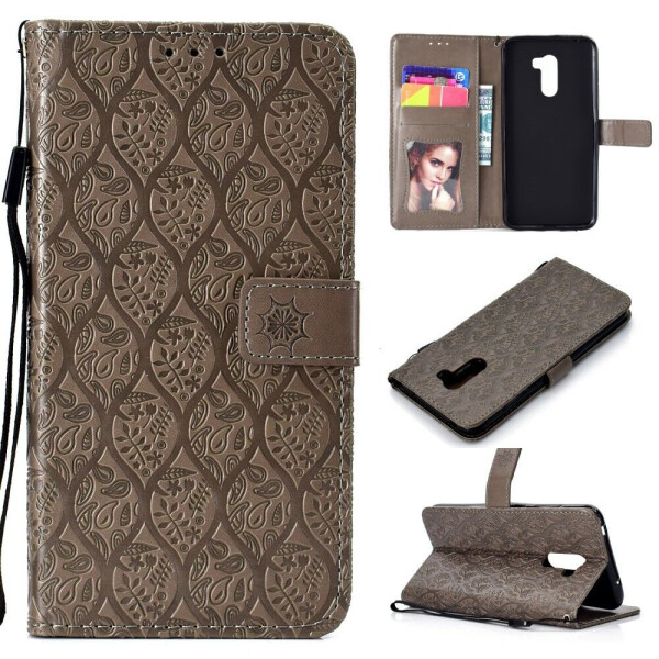 

Чехол UniCase Leaf Wallet для Xiaomi Poco F1 - Grey