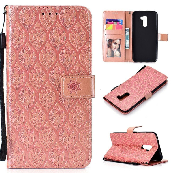 

Чехол UniCase Leaf Wallet для Xiaomi Poco F1 - Pink