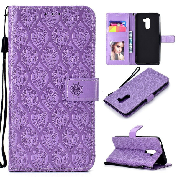 

Чехол UniCase Leaf Wallet для Xiaomi Poco F1 - Purple