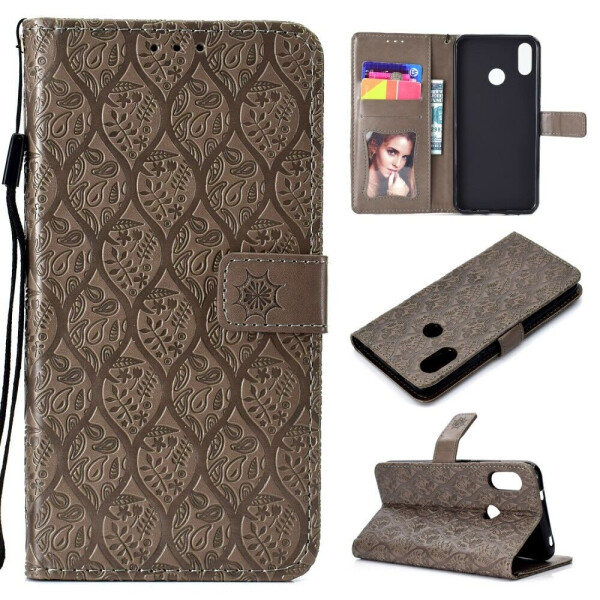 

Чехол UniCase Leaf Wallet для Xiaomi Redmi 6 Pro / Mi A2 Lite - Grey