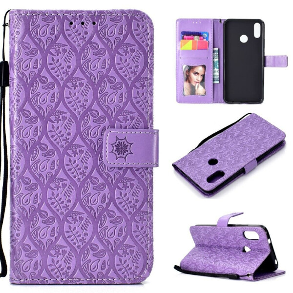 

Чехол UniCase Leaf Wallet для Xiaomi Redmi 6 Pro / Mi A2 Lite - Purple