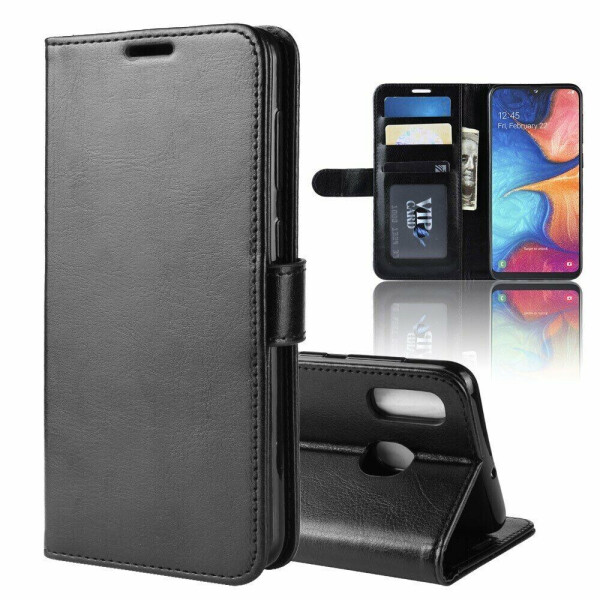 

Чехол-книжка Deexe Wallet Style для Samsung Galaxy A20e (A202) - Black