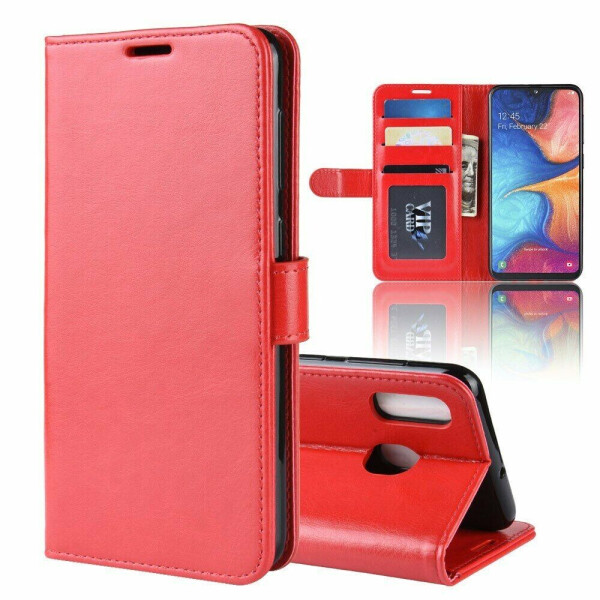 

Чехол-книжка Deexe Wallet Style для Samsung Galaxy A20e (A202) - Red
