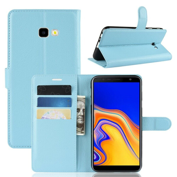 

Чехол-книжка Deexe Wallet Style для Samsung Galaxy J4+ (J415) - Light Blue
