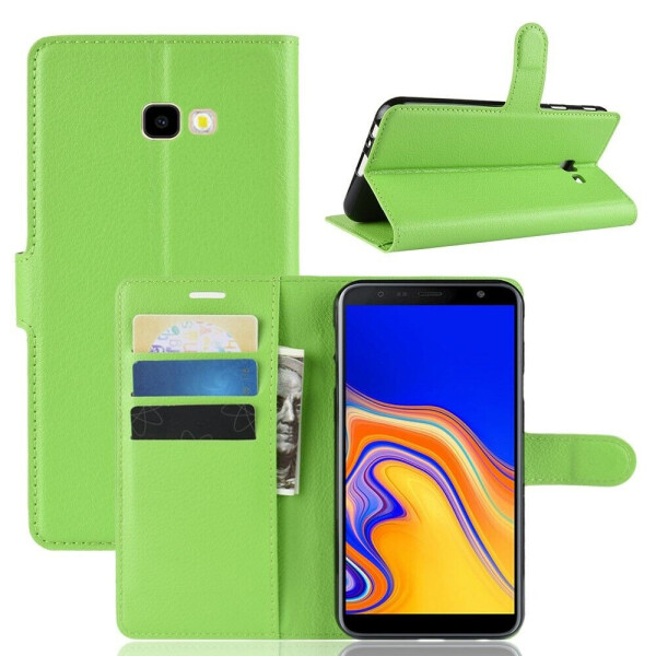 

Чехол-книжка Deexe Wallet Style для Samsung Galaxy J4+ (J415) - Green