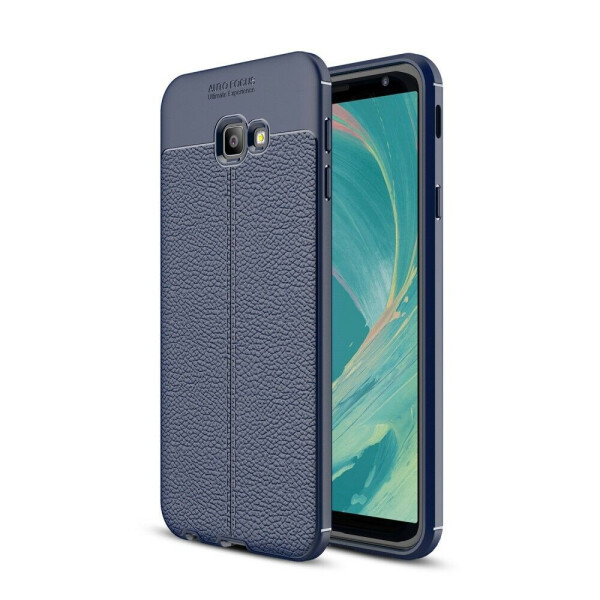 

Защитный чехол Deexe Leather Cover для Samsung Galaxy J4+ (J415) - Dark Blue