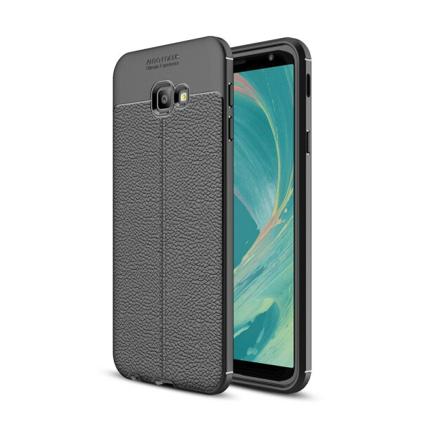 

Защитный чехол Deexe Leather Cover для Samsung Galaxy J4+ (J415) - Black