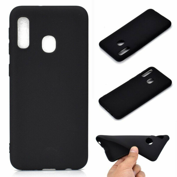 

Силиконовый (TPU) чехол Deexe Matte Case для Samsung Galaxy A20e (A202) - Black