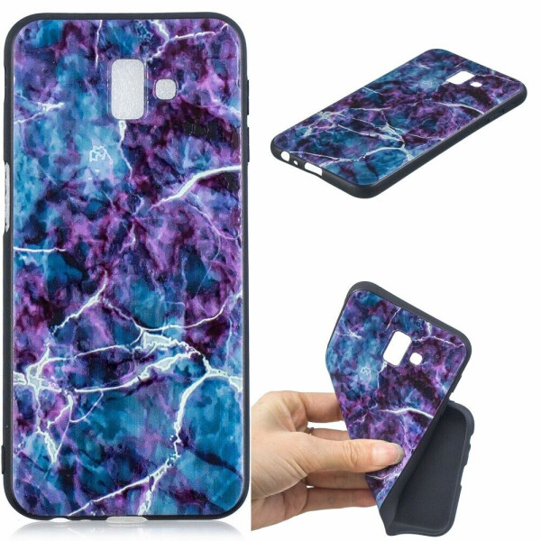 

Силиконовый (TPU) чехол Deexe Life Style для Samsung Galaxy J6+ (J610) - Marble Texture
