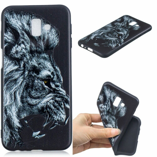 

Силиконовый (TPU) чехол Deexe Life Style для Samsung Galaxy J6+ (J610) - Lion