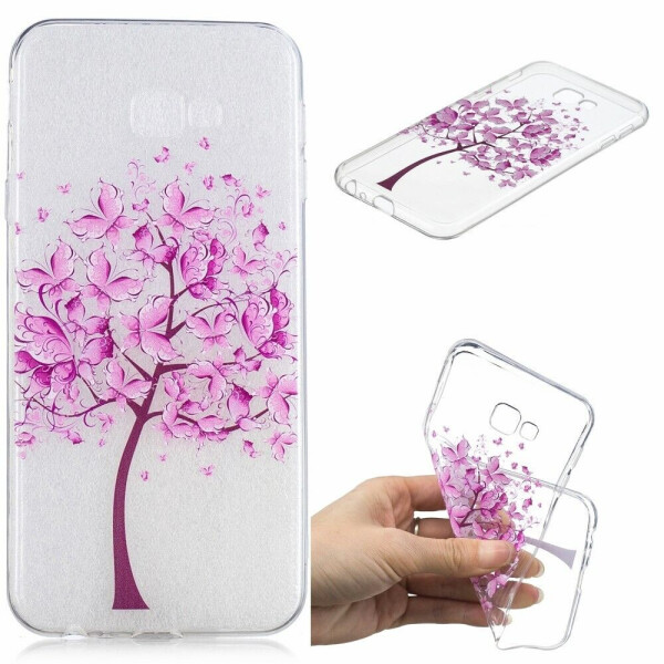 

Силиконовый (TPU) чехол Deexe Pretty Glossy для Samsung Galaxy J4+ (J415) - Tree
